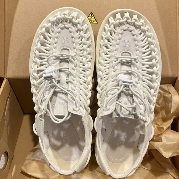 KEEN Uneek Women's Sandals Star White Size 9 Brand New in Box - Picture 14 of 15